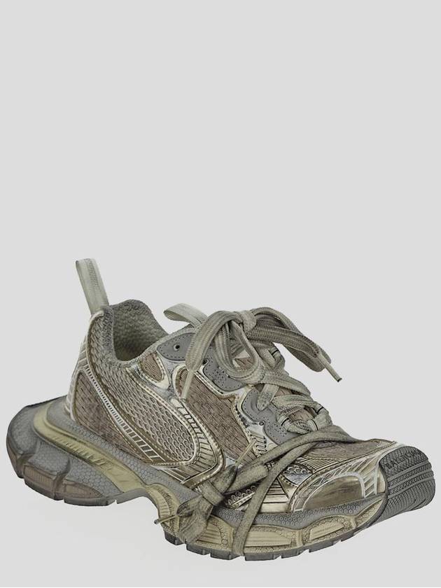 3XL Mesh Panel Low Top Sneakers Grey - BALENCIAGA - BALAAN 3