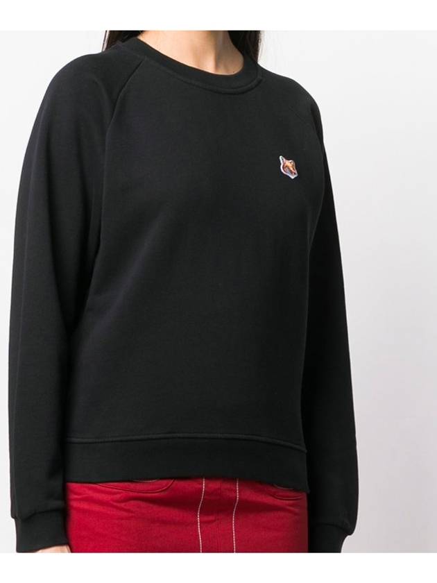 Fox Head Patch Adjusted Sweatshirt Black - MAISON KITSUNE - BALAAN 6