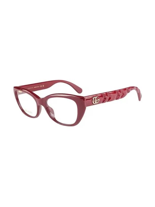 Eyewear Cat Eye Glasses Burgundy - GUCCI - BALAAN 4