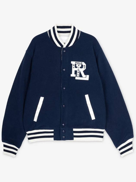 Polo Women s RL Logo Bomber Blue Jacket 211910176 001 - RALPH LAUREN - BALAAN 1