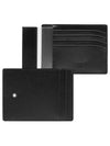 Logo Leather Card Wallet Black - MONTBLANC - BALAAN 2
