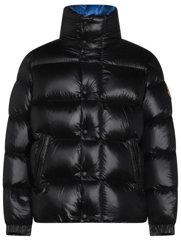 Dervox Big Patch Logo High Neck Padding Black - MONCLER - BALAAN 1