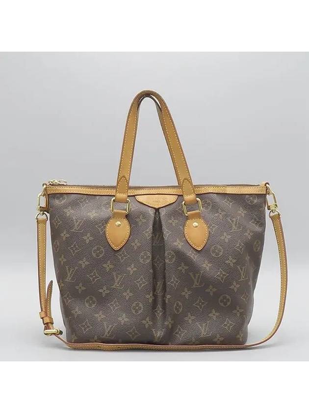 M40145 Monogram Canvas Palermo PM Tote Bag Shoulder Strap 2WAY - LOUIS VUITTON - BALAAN 1