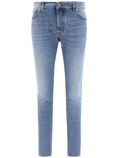 Men's Washed Slim Jeans Blue - BALMAIN - BALAAN 1