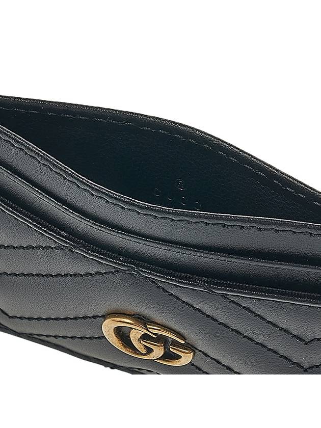 GG Marmont Matelasse 2 Tier Card Wallet Black - GUCCI - BALAAN 10