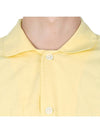 Poplin Pajamas Organic Cotton Short Sleeve Shirt Lemonade - TEKLA - 11