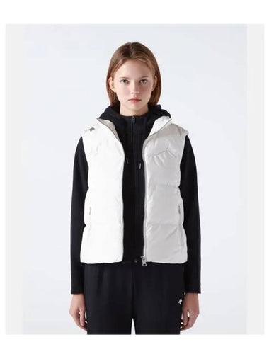 Women s Layering Duck Down Vest Ivory SP412SDVO5 - DESCENTE - BALAAN 1