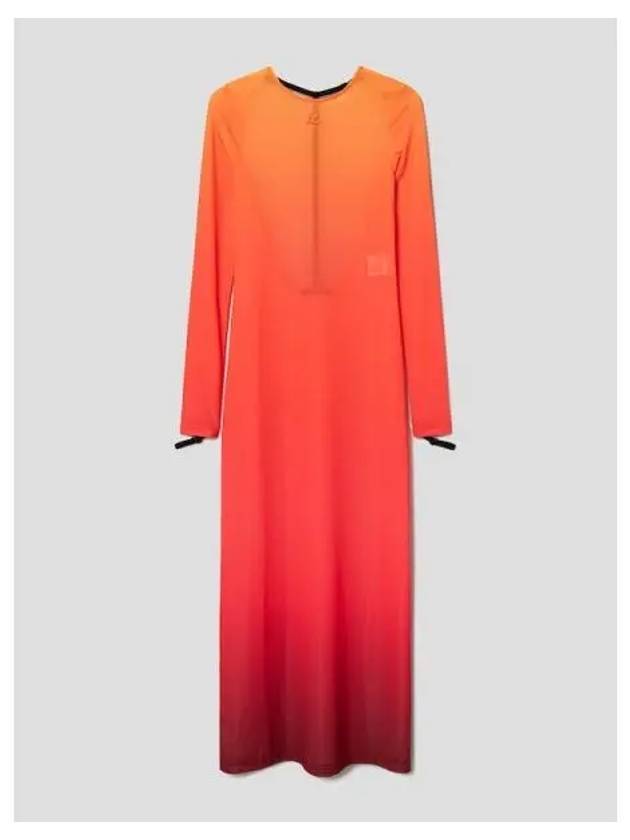 Women s Gradient Sunset 2nd Skin Dress One Piece Orange Domestic Product GM0024031419784 - COURREGES - BALAAN 1