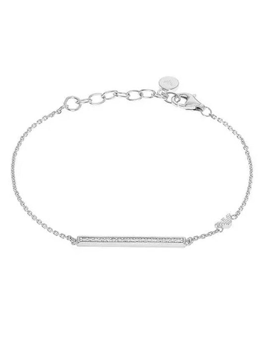 EG3592040 cubic silver women bracelet - EMPORIO ARMANI - BALAAN 2