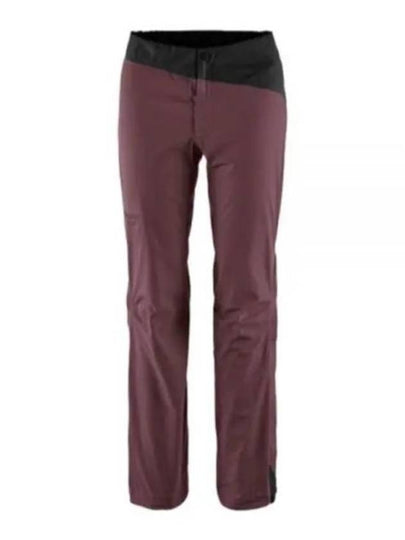 Women's Asynja Track Pants Amaranth Red - KLATTERMUSEN - BALAAN 2