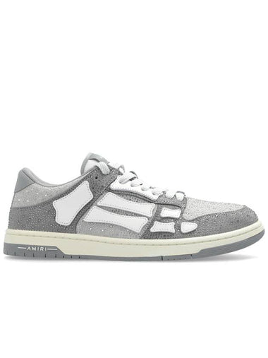 Amiri Sports Shoes Crystal Skel Top Low, Men's, Grey - AMIRI - BALAAN 1