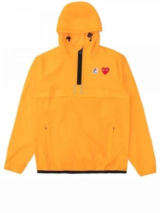 Play x Kway Le Bray 3 0 Hooded Jacket P1 J502 1 Orange - COMME DES GARCONS - BALAAN 2