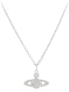 Mini Bas Relief Pendant Necklace Silver - VIVIENNE WESTWOOD - BALAAN 4