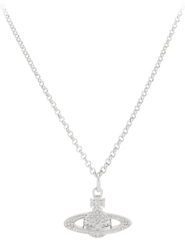 Mini Bas Relief Pendant Necklace Silver - VIVIENNE WESTWOOD - BALAAN 4