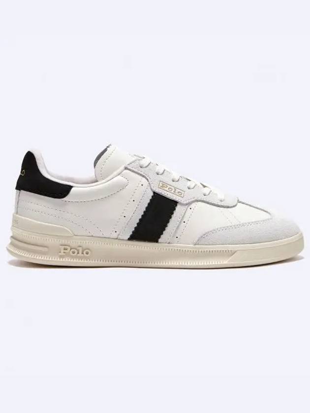 Heritage Aera Low Top Sneaker White Black - POLO RALPH LAUREN - BALAAN 2