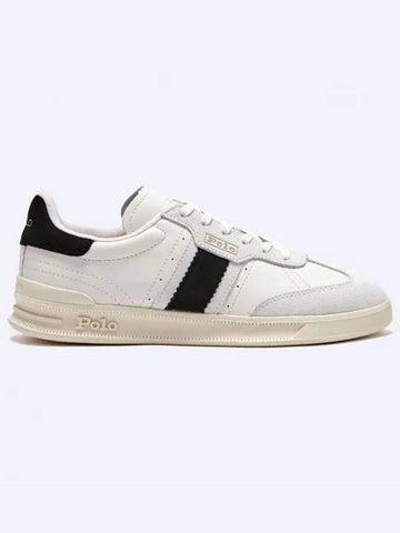 Heritage Aera Low Top Sneaker White Black - POLO RALPH LAUREN - BALAAN 1