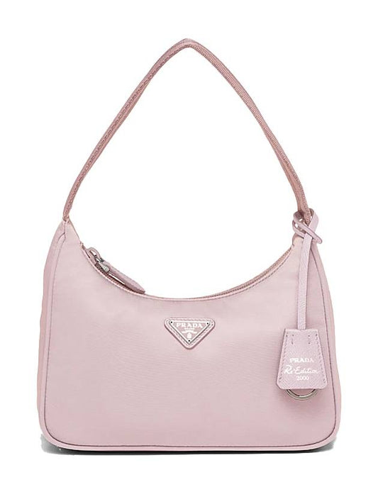Re-Edition 2000 Re-Nylon Mini Shoulder Bag Alabaster Pink - PRADA - BALAAN 1