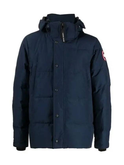 Wyndham Logo Patch Padding Navy - CANADA GOOSE - BALAAN 2