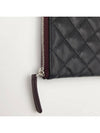 Medium Classic Clutch Bag Caviar Leather & Silver Black - CHANEL - BALAAN 7