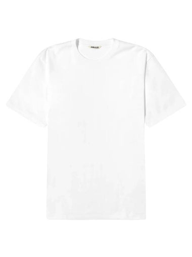 Luster plating short sleeve t shirt white - AURALEE - BALAAN 1