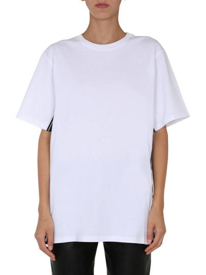 side logo tape short sleeve t-shirt white - STELLA MCCARTNEY - BALAAN 2