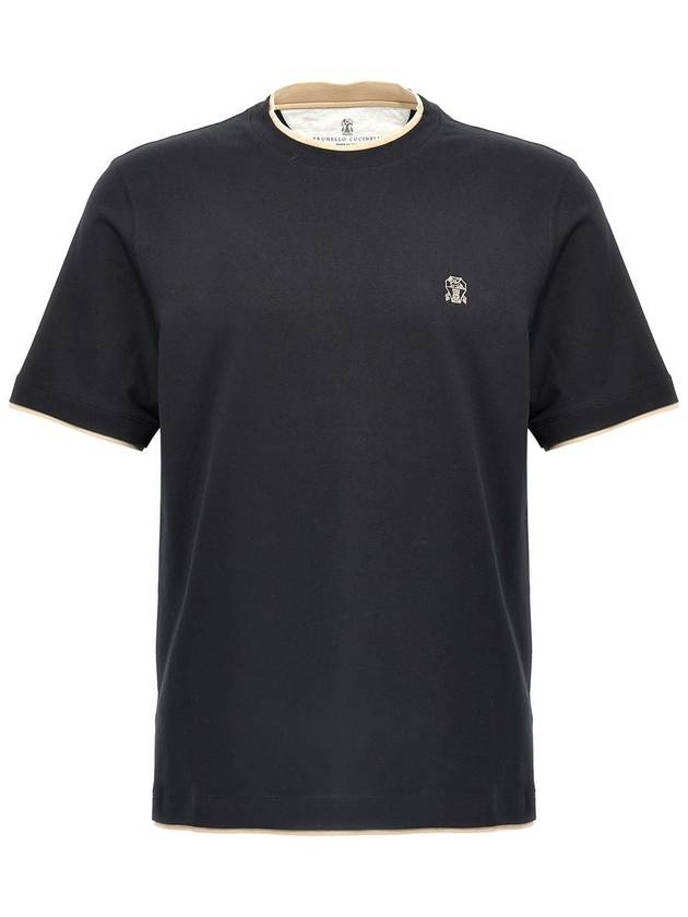 Brunello Cucinelli Logo Layered T-Shirt - BRUNELLO CUCINELLI - BALAAN 1