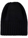 Cashmere Knit Beanie Black - SAINT LAURENT - BALAAN.