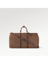 Keepall 55 Bandouli?re Monogram Travel Duffel Bag Brown - LOUIS VUITTON - BALAAN 2