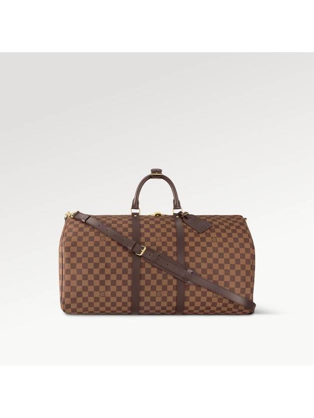 Keepall 55 Bandouli?re Monogram Travel Duffel Bag Brown - LOUIS VUITTON - BALAAN 2