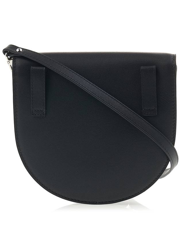 Sarah Leather Shoulder Bag Black - VIVIENNE WESTWOOD - BALAAN 4