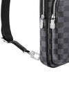 Avenue AVENUE Leather Sling Bag Black Silver - LOUIS VUITTON - BALAAN 3