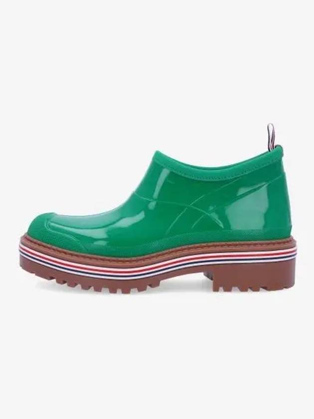 Women's Molded Rubber Garden Middle Boots Light Green - THOM BROWNE - BALAAN 2