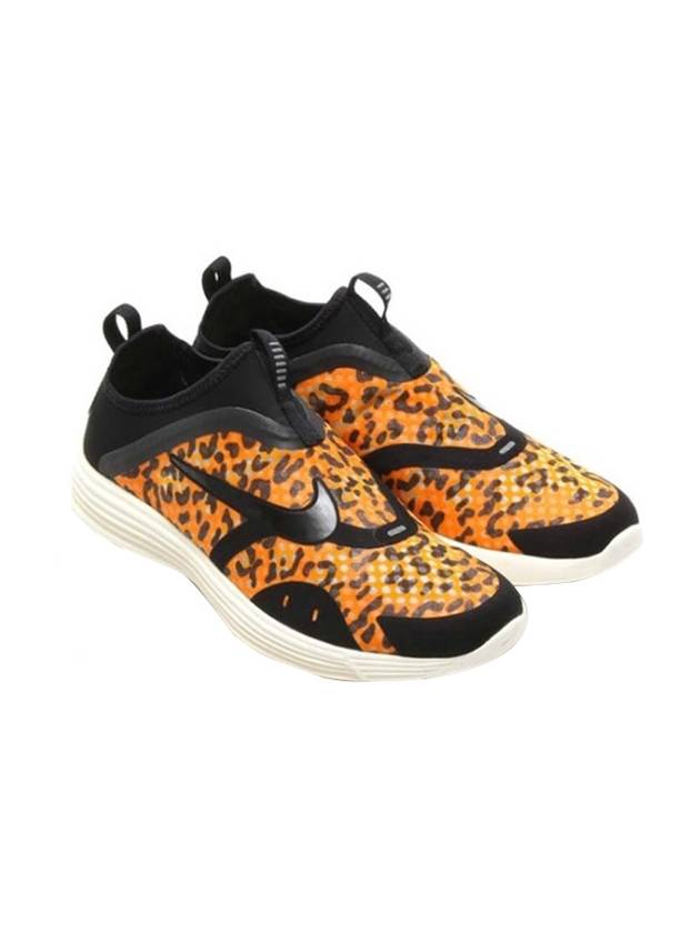 Luna Restoa Leopard Low Top Sneakers Orange - NIKE - BALAAN 1