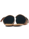 Gate Flat Leather Mule Brown - LOEWE - BALAAN.