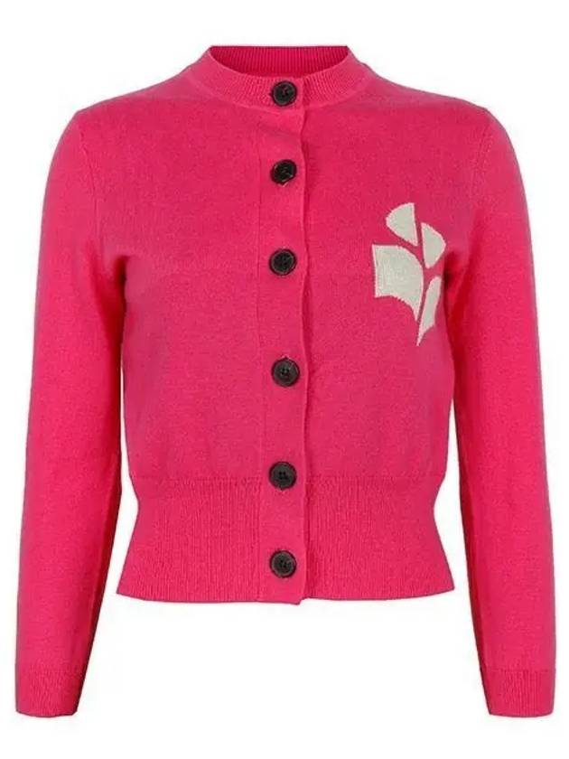 Newton Cotton Cardigan Pink - ISABEL MARANT ETOILE - BALAAN 2