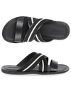 Sasha Strap Slippers Black - BALLY - BALAAN 2