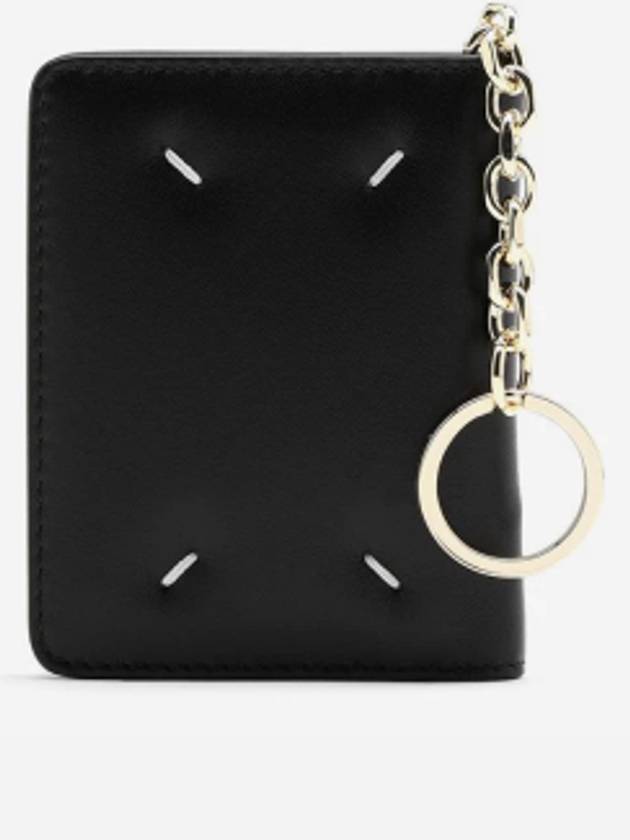 Stitch Keyring Card Wallet Black - MAISON MARGIELA - BALAAN 2