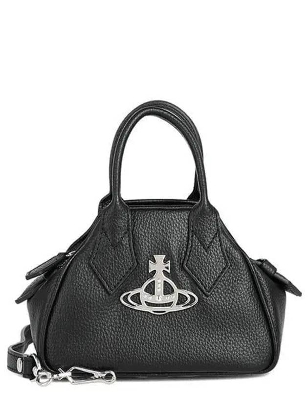 Yasmine Small Tote Bag Black - VIVIENNE WESTWOOD - BALAAN 2