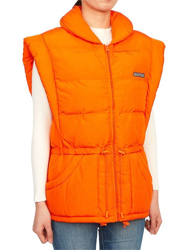 Women's Toby Padded Vest Orange - ISABEL MARANT - BALAAN 5