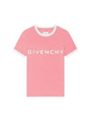 Archetype Slim Fit Cotton Short Sleeve T-Shirt Pink - GIVENCHY - BALAAN 1