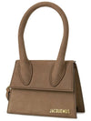 Le Chiquito Moyen Signature Shoulder Bag Brown - JACQUEMUS - BALAAN 3