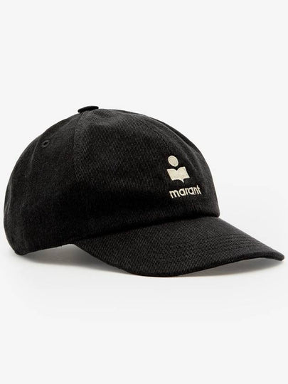 Tomas Embroidered Logo Ball Cap Black - ISABEL MARANT - BALAAN 2