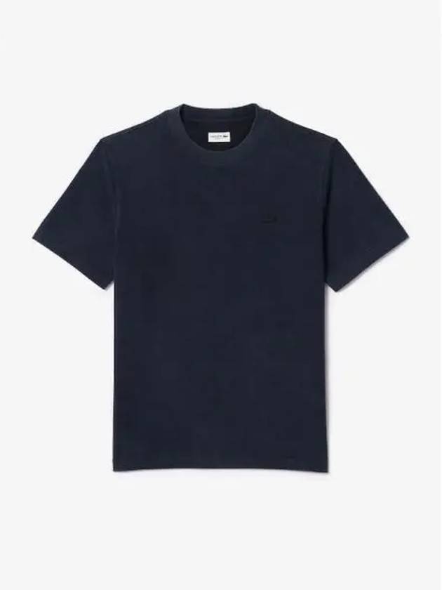 Men s Garment Dying Short Sleeve T Shirt TH2835 54N 031 Domestic Product GQ2N24080583069 - LACOSTE - BALAAN 1