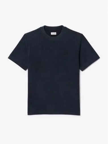 Men s Garment Dying Short Sleeve T Shirt TH2835 54N 031 Domestic Product GQ2N24080583069 - LACOSTE - BALAAN 1