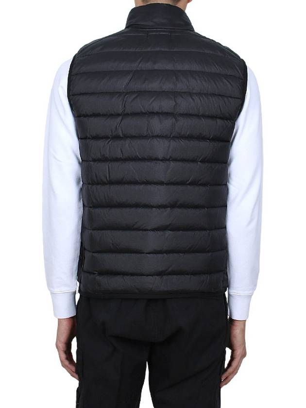 Loom Woven Chambers Recycled Nylon Down TC Vest Black - STONE ISLAND - BALAAN 6