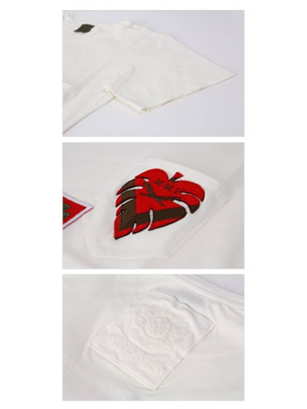 Print Short Sleeved T-Shirt White - MR & MRS ITALY - BALAAN 6