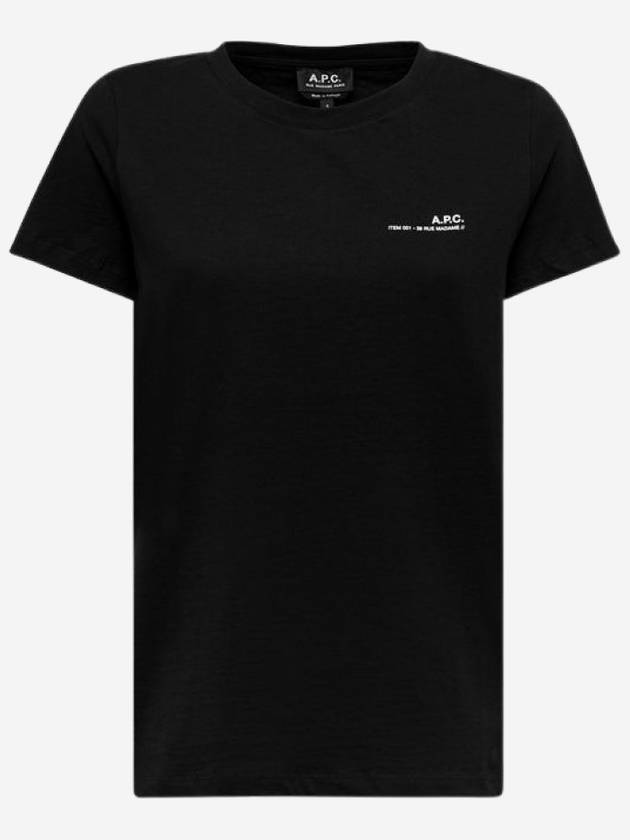 Women's Item Logo Short Sleeve T-Shirt Black - A.P.C. - BALAAN 2