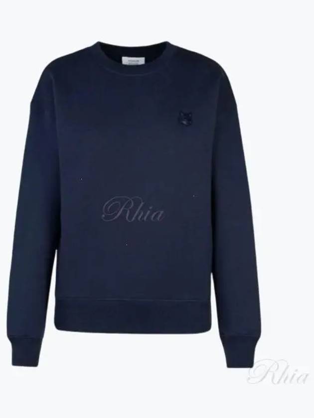 Bold Fox Head Patch Comfort Sweatshirt Ink Blue - MAISON KITSUNE - BALAAN 2