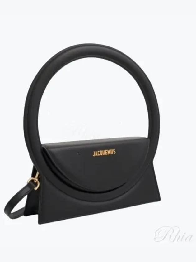 Le Sac Rond Circle Purse Tote Bag Black - JACQUEMUS - BALAAN 2