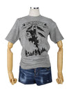 Girl Scout Printing Short Sleeve T-Shirt Grey - DSQUARED2 - BALAAN 2